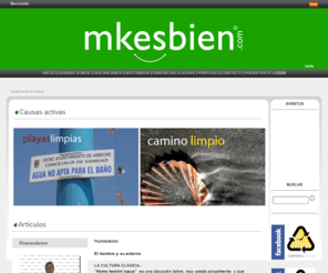 mkesbien.org: MKESBien | Agencia de marketing ético y social | RSC
Somos una Agencia de Marketing Ético y Social que desea reconducir el Marketing a los valores auténticos y humanos de los que se ha ido alejando.