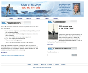 silvaslifesteps.com: Welcome to Silvas Life Steps
Silva's Life Steps helps people take the first step to healthier lifestyles