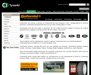 continentaltyres.com.au: Tyres4U
Continental Links