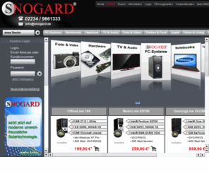 ct-discounter.com: SNOGARD&reg Computer: Shop für PC-Systeme, Notebooks, LCD TV, LED TV & Hardware 
Die SNOGARD® Computer GmbH ist einer der fuehrenden Computer-Versender in Deutschland für PC-Systeme, Notebooks, LCD TV, LED TV & Hardware