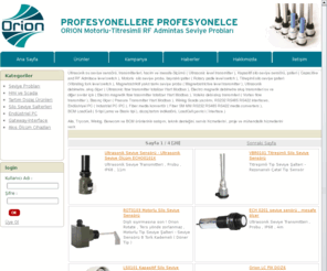 orionteknik.com: Ultrasonik su seviye ölçer - Ultrasonik Magnetik Debimetre - Motorlu Titreşimli Kapasitif silo seviye şalteri - Scada - Orion Teknik
Ultrasonik su seviye sensörü-Kapasitif silo seviye sensörü-Motorlu  silo seviye probu-Motorlu  silo seviye probu