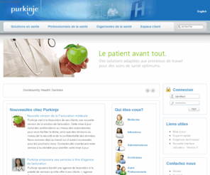 perkingy.com: Frontpage
Purkinje offre une gamme intégrée de solutions dans les domaines du dossier médical électronique, de la gestion médico-administrative, du DSI, les dossiers de santé personnels, de la pharmacie et de nombreuses autres solutions.