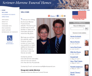 scrivner-morrow.com: Scrivner-Morrow Funeral Homes : Russellville, Missouri (MO)
Scrivner-Morrow Funeral Homes : Serving families since 1952