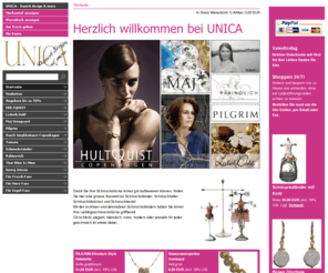 unica-shop.com: Herzlich willkommen bei UNICA
Ihr Onlineshop für Hultquist, Lisbeth Dahl, Pilgrim, MAJ*, Tomato, Rabinovich Denmark und viele mehr.