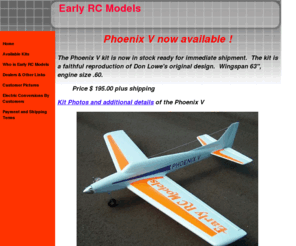 earlyrcmodels.com: Early RC Models
Early RC Models offers vintage Radio Control kits again.