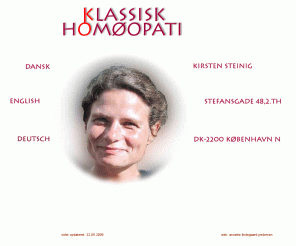 steinig.dk: Klassisk Homøopati MDSKH Kirsten Steinig 

