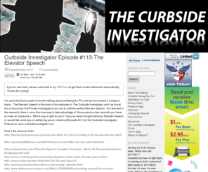 curbsideinvestigator.com: The Curbside Investigator Podcast
The world's only podcast for Private Investigators by a Private Investigator.  The Curbside Investigator gives you the inside knowledge to hire a private investigator and learn the tricks of the pro's.