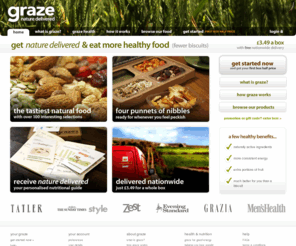 grazehealth.com: graze - 				nature delivered
incredible food for grazing at your desk. from just £3.49 including delivery to anywhere in the UK.