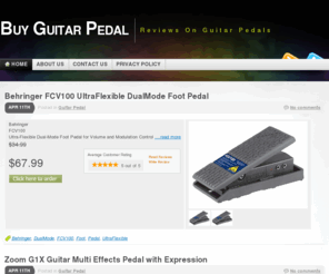 buyguitarpedal.com: Buy Guitar Pedal | Find Guitar Pedal Here
Looking to buy killer guitar pedal for your guitar? - Find the best quality guitar pedals, reviews and prices here...