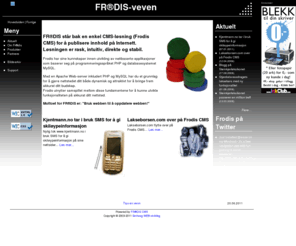 lakseborsen.net: FR®DIS-veven
Fr®dis, Bruk webben til å oppdatere webben
