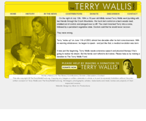 theterrywallisfund.org: The Terry Wallis Fund | Official Terry Wallis Website | The Man Who Woke Up To A Medical Revolution
The Terry Wallis Fund | The Man Who Woke Up To A Medical Revolution