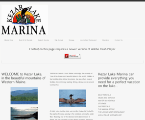 kezarlake.com: Kezar Lake Marina
Kezar Lake Marina can provide everything you need for a perfect vacation on the lake. Boat rentals, Sales & Service, Water Ski Rentals, Storage, Slip rentals, Marina Store, Loon's Nest Restaurant, and our friendly and helpful staff.