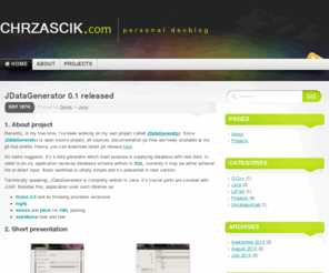 chrzascik.com: chrzascik.com
personal devblog