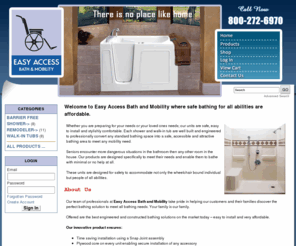 easyaccessbathandmobility.com: easyaccessbathandmobility.com - Accessible showers, walk-in tubs, safe bathing for all abilities
Offering safe bathing for all abilities, accessible showers, walk-in tubs, durable, safe and easy to install