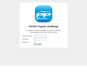 elcentrodelcambio.com: ¡Bienvenidos a nuestra web!
Partido Popular de Málaga