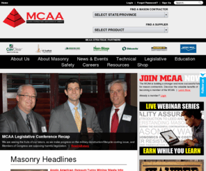 masoncontractors.org: Mason Contractors Association of America (MCAA)
The Mason Contractors Association of America is the national trade association representing masonry contractors and suppliers in national legislative and political affairs, codes and standards composition, workforce development, education, market promotion and general industry advocacy.