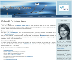 psycholoog-assen.nl: Psycholoog Assen: de psychologenpraktijk van Yvonne Willems
Welkom! Mijn naam is drs. Yvonne Willems, dit is mijn psychologenpraktijk in Assen. Het beste advies dat ik je nu kan geven is: bel of mail me even.