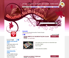 recettes-sushis.com: Recettes de Sushi, Sashimis, Nigiri, Makis - Cuisine Japonaise
