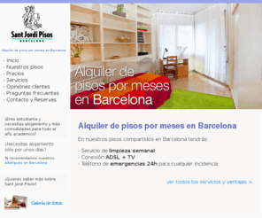alquiler-pisos-barcelona.es: Alquiler de pisos por meses en Barcelona
Alquiler de pisos por meses en Barcelona. Precios económicos.