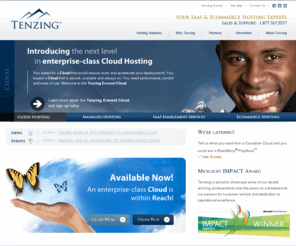 tenzing.com: SaaS Hosting, Ecommerce Hosting, Managed Hosting | Tenzing Managed IT Services
Tenzing Managed IT Services provides expert managed hosting solutions for business-critical Internet applications.  Learn why companies Trust Tenzing when their business is on(the)line.