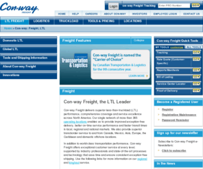 trueltlvalue.com: Con-way: Freight, LTL
Con-way Freight delivers superior less-than-truckload (LTL) performance, comprehensive coverage and service excellence across North America.