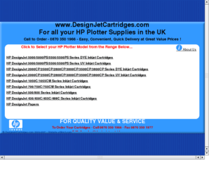 designjetcartridges.com: HP DesignJet Ink Cartridges - Hewlett Packard Plotter Inkjet Cartridges & Paper in the UK
HP DesignJet Ink Cartridges, Hewlett Packard Plotter Supplies, Inkjet Cartridges, Papers for HP Plotters in the UK