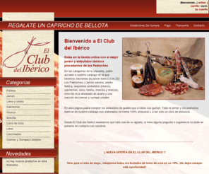 elclubdeliberico.es: Jamón e Ibericos de los Pedroches - El Club del Ibérico
Tienda donde encontrarás los mejores jamones y embutidos ibéricos elaborados artesanalmente en el Valle de los Pedroches