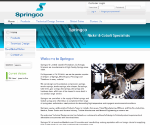 springco.co.uk: Welcome to SpringCo
SpringCo....Springs, compression springs, torsion springs, tension springs, nickel springs, special springs, wireforms, conical springs, cobalt springs,