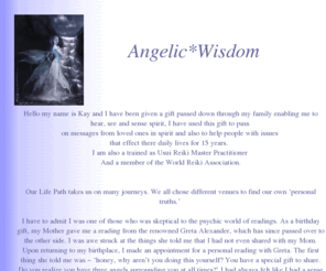 angelic-wisdom.net: Angelic Wisdom
Angelic*Wisdom Readings: Mid-West Psychic with Special Gift to Share...