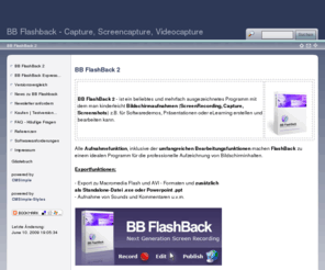 Bb-flashback.de: BB Flashback - Capture, Screencapture, Videocapture ...