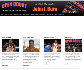 opencourtbook.com: Open Court: A Season With the New York Knicks | A Book By Author John J. Buro
The definitive book on Isiah Thomas\' Knicks, and the most tumultuous season in team history.