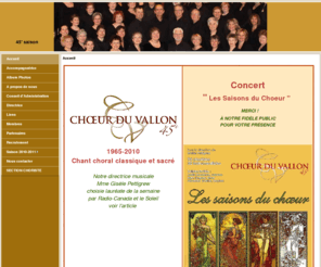 choeurduvallon.com: choeurduvallon.com
Chorale Choeur du Vallon