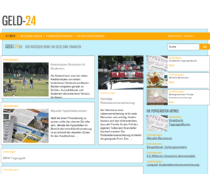 geld-24.de: geld-24.de - Ratgeber rund um Geld und Finanzen.
Ratgeber rund um Geld und Finanzen.