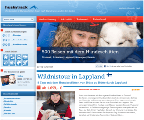 huskytrack.com: Hundeschlitten Reisen bei huskytrack
