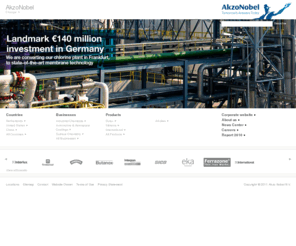 peinturesjulien.info: Welcome to AkzoNobel
AkzoNobel is the largest global paints and coatings company and is a leading producer of specialty chemicals.