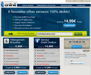 saint-antonin.com: Hébergement mutualisé serveurs dédiés - Online.net
Hébergement mutualisé trafic illimité, nom de domaine et serveur dédié Dedibox