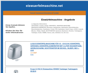 eiswuerfelmaschine.net: Eiswürfelmaschine - eiswuerfelmaschine.net
