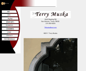 guitarweddings.com: Terry Muska, Classical Guitarist -Table
Table of contents to Terry Muska's homepage.