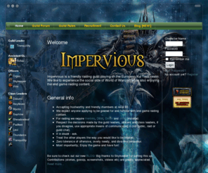 imperviouseu.com: Impervious - Home
WoW Guilds, World of Warcraft Guild Hosting, Top WoW Guilds, Best WoW Guilds, www.wowguilds.ca