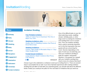 invitationwording.org: Invitation Wording
Invitation Wording