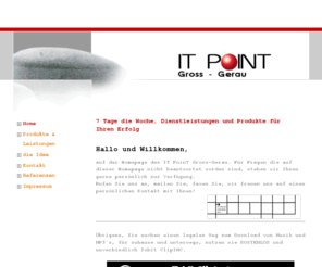 itpoint-gg.de: IT Point GG - Home
EDV und TK Dienstleistungen für Geschäfts- und Privatkunden.