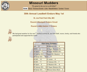 momudders.com: Missouri Mudders Home Page
Missouri Mudders web site