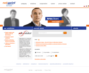 netsprint.info: NetSprint - Search Experts
NetSprint.pl - Search Experts - corporate website. NetSprint provides complex solutions in the fields of searching and contextual advertising for every business client segment.