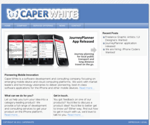 caperwhite.com: CaperWhite
Enterprise-class iPhone Applications