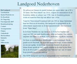 landgoednederhoven.nl: Landgoed Nederhoven
Genieten van Limburg! B&B op Landgoed Nederhoven