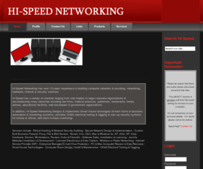 hi-speed.net.au: Hi-Speed Networking
Hi-Speed Networking specializing in network security, reliability and speed