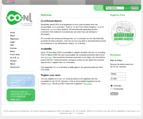 co.nl: Welcome
domain.co.nl, your International Dutch Domain