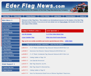 ederflag.com: Eder Flag News > Home Page
Eder Flags News Home Page