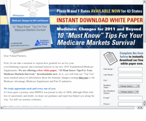 southernmedsurvival.com: Standardized Med Supp Carrier Choices Plans N and F Rates and Contracting Information AVAILABLE NOW for 43 States!
Medicare Supp Plan N is finally here!