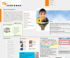 sunpowerltd.com: SUN POWER; Güneş Enerjisi, Rüzgar Enerjisi, Güneş Enerjisi Paneli, Rüzgar Enerjisi Türbinleri,, Ex-Proof
Sun Power; tekneler, fenerler, evlerde Rüzgar Enerjisi ve Güneş Enerjisi için rüzgar türbünleri ve jenaratörleri, güneş enerjisi panelleri, ex-proof malzemeler üretir.Sun Power, yenilenebilir ve doğal enerji kaynakları dostudur. 